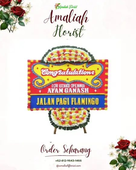 Sewa Papan Bunga Bangsal